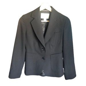Banana Replublic Blazer in Black Stretch Size 0 Petite